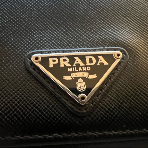 Authentic Prada Wallet Black Nylon - Picture 4 of 5